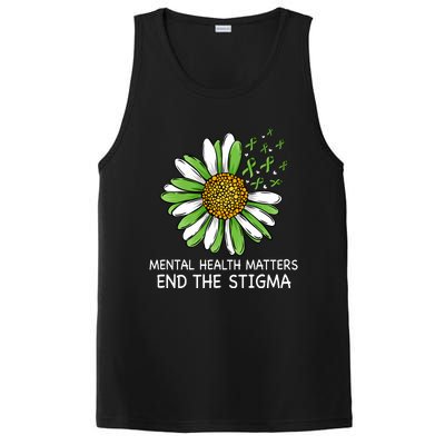 End The Stigma Mental Health Awareness PosiCharge Competitor Tank