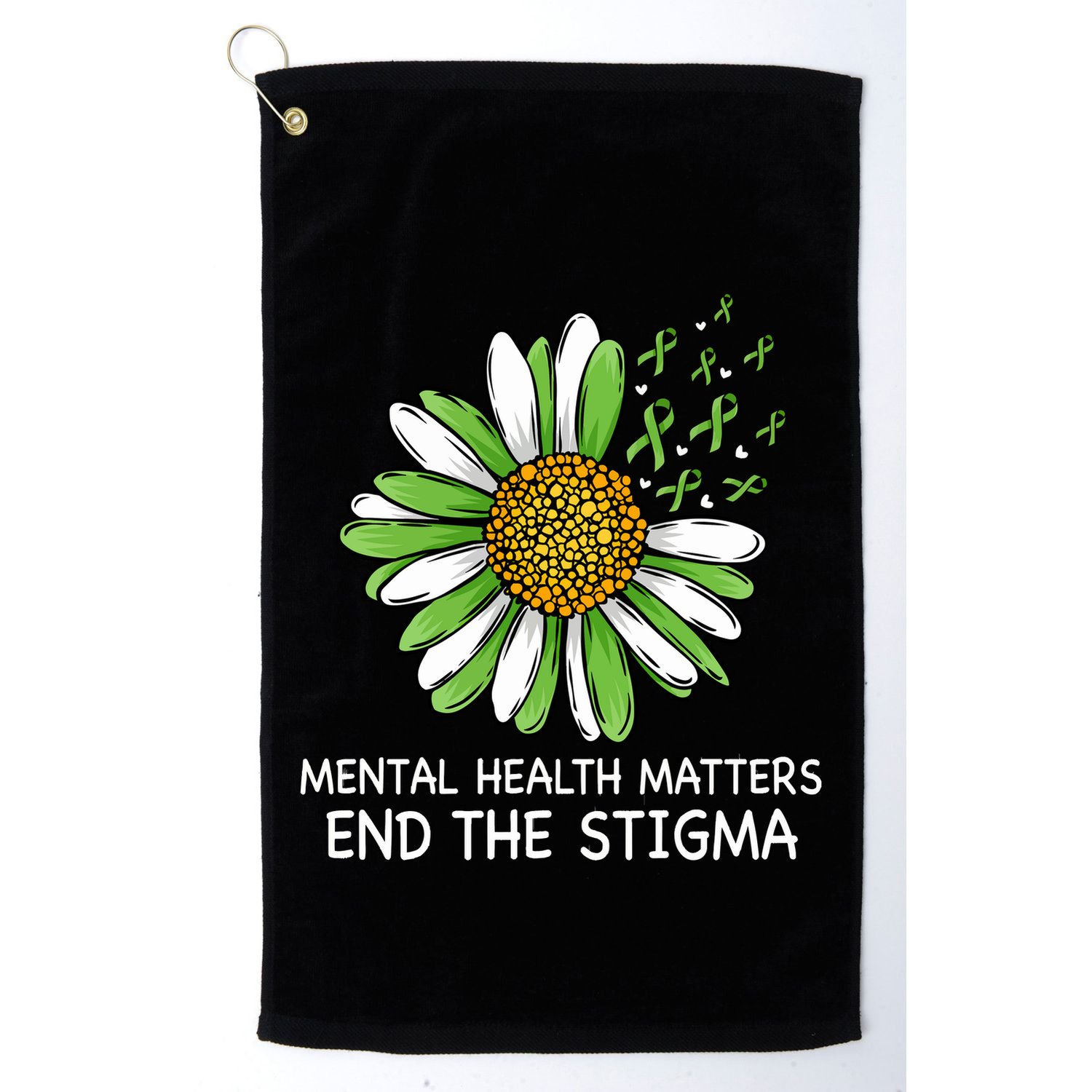 End The Stigma Mental Health Awareness Golf Towel