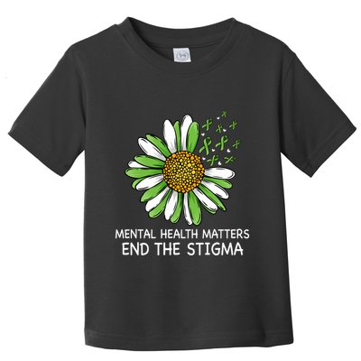 End The Stigma Mental Health Awareness Toddler T-Shirt