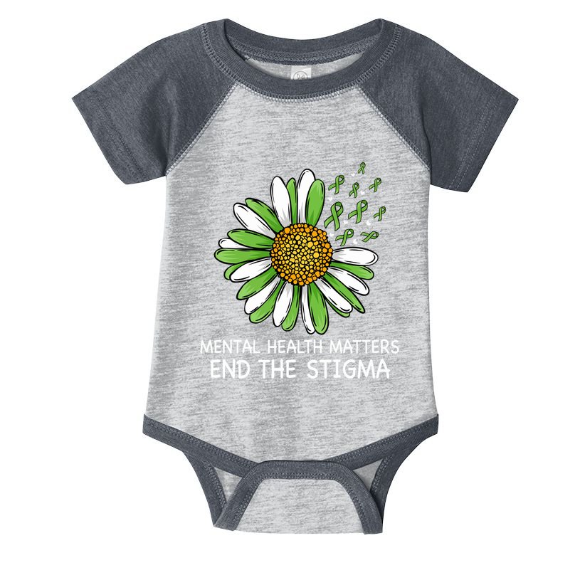 End The Stigma Mental Health Awareness Infant Baby Jersey Bodysuit