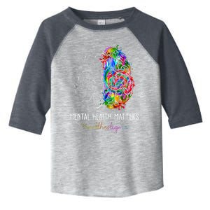 End The Stigma Mental Health Matters Toddler Fine Jersey T-Shirt