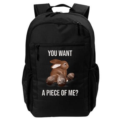Easter Teens Sayings Chocolate Bunny Rabbit Meme Backpack