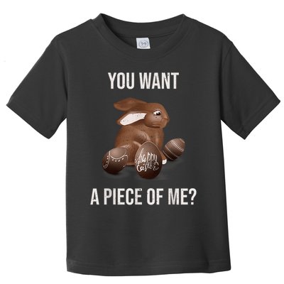 Easter Teens Sayings Chocolate Bunny Rabbit Meme Toddler T-Shirt