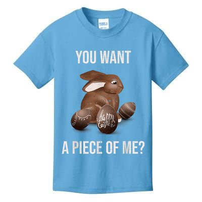 Easter Teens Sayings Chocolate Bunny Rabbit Meme Kids T-Shirt