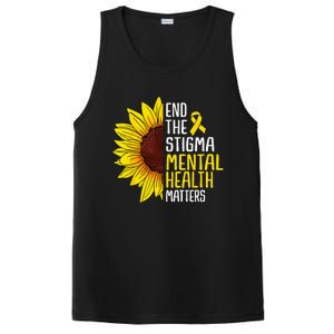 End The Stigma Mental Health Matters Mental Awareness PosiCharge Competitor Tank