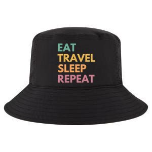 Eat Travel Sleep Repeat Great Gift Cool Comfort Performance Bucket Hat