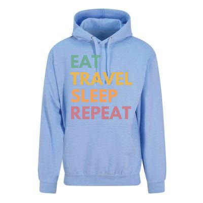 Eat Travel Sleep Repeat Great Gift Unisex Surf Hoodie