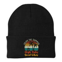 Enjoy The Summer High Tides Good Vibes Beanie
