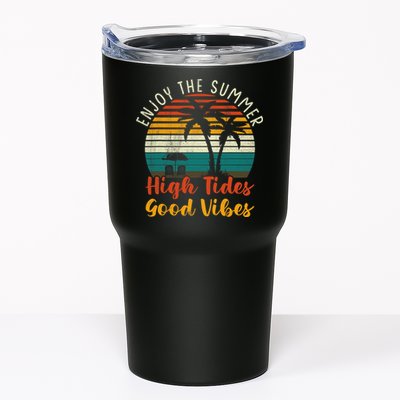 Enjoy The Summer High Tides Good Vibes Tumbler