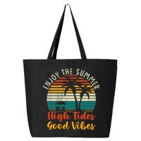 Enjoy The Summer High Tides Good Vibes 25L Jumbo Tote