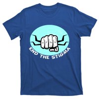 End The Stigma Funny Gift Sexual Assault Awareness Month April Gift T-Shirt