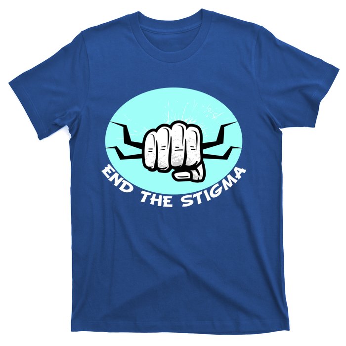 End The Stigma Funny Gift Sexual Assault Awareness Month April Gift T-Shirt