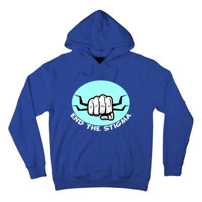 End The Stigma Funny Gift Sexual Assault Awareness Month April Gift Tall Hoodie