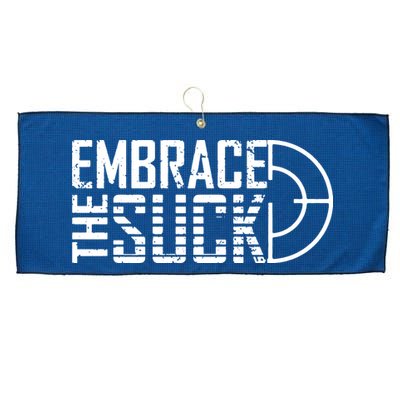 Embrace The Suck Large Microfiber Waffle Golf Towel