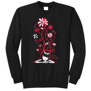 Emily The Strange Flower Power Cat Nap Sweatshirt