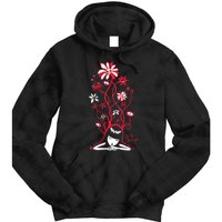 Emily The Strange Flower Power Cat Nap Tie Dye Hoodie