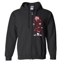 Emily The Strange Flower Power Cat Nap Full Zip Hoodie