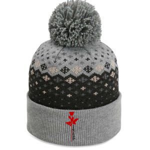 Enjoy The Silence Rose Flower The Baniff Cuffed Pom Beanie