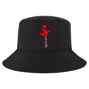 Enjoy The Silence Rose Flower Cool Comfort Performance Bucket Hat