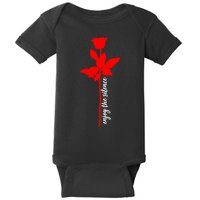 Enjoy The Silence Rose Flower Baby Bodysuit