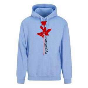 Enjoy The Silence Rose Flower Unisex Surf Hoodie