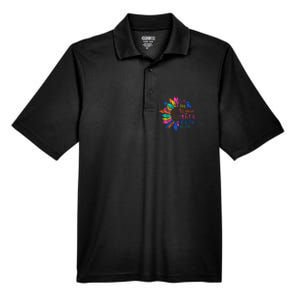 End The Stigma Mental Health Matters Mental Awareness Men's Origin Performance Pique Polo