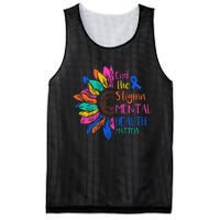 End The Stigma Mental Health Matters Mental Awareness Mesh Reversible Basketball Jersey Tank