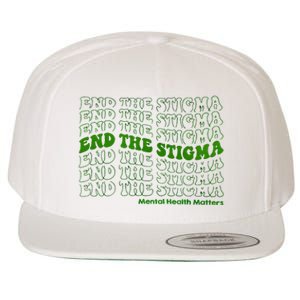 End The Stigma Mental Health Matters Wool Snapback Cap