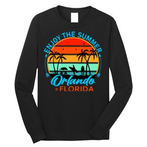 Enjoy The Summer Orlando Florida Long Sleeve Shirt