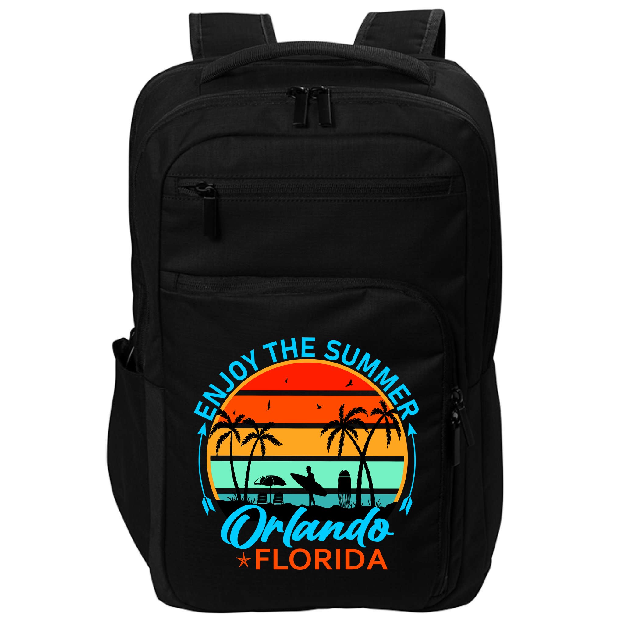 Enjoy The Summer Orlando Florida Impact Tech Backpack