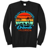 Enjoy The Summer Orlando Florida Tall Sweatshirt