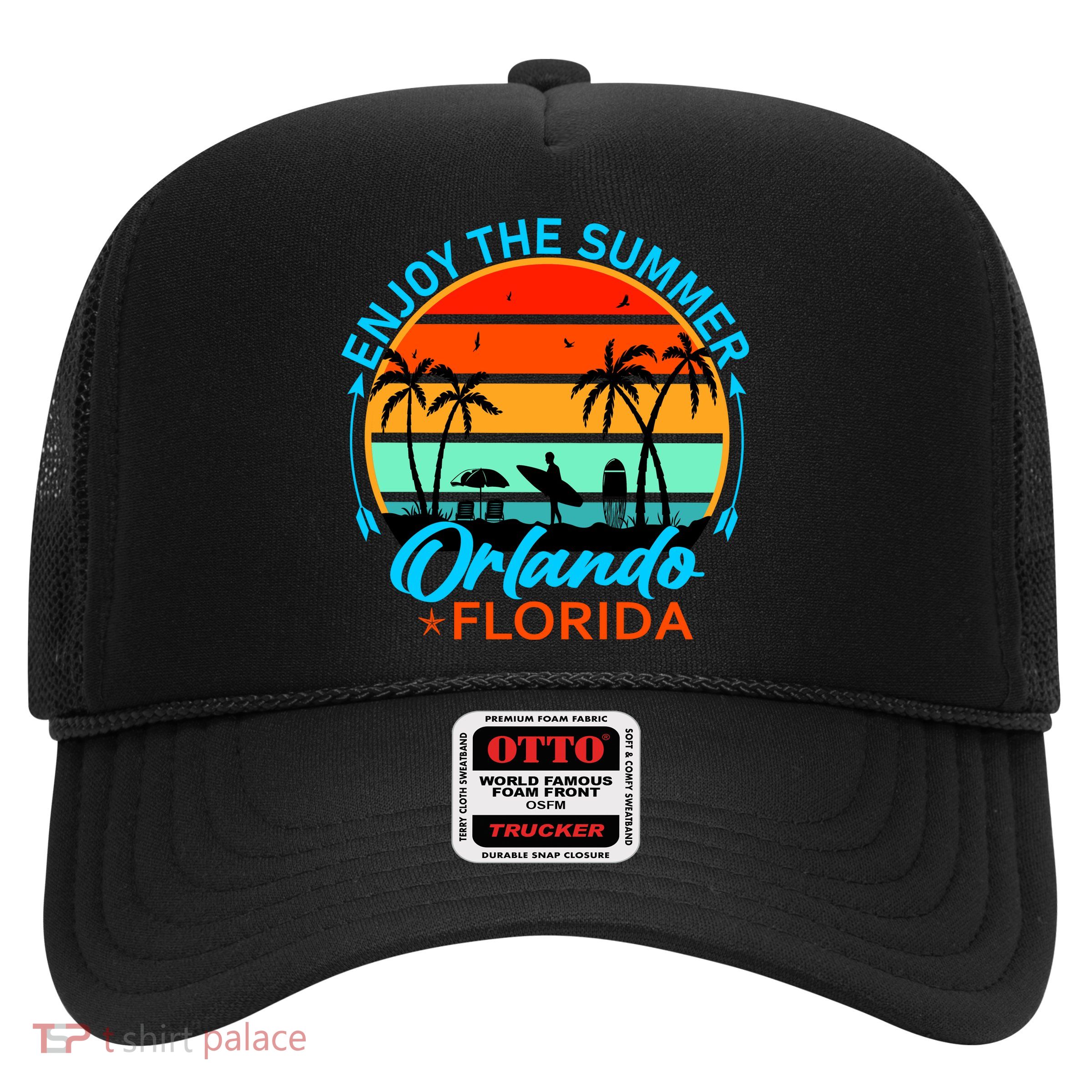 Enjoy The Summer Orlando Florida Trucker Hat