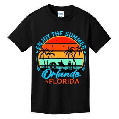 Enjoy The Summer Orlando Florida Kids T-Shirt
