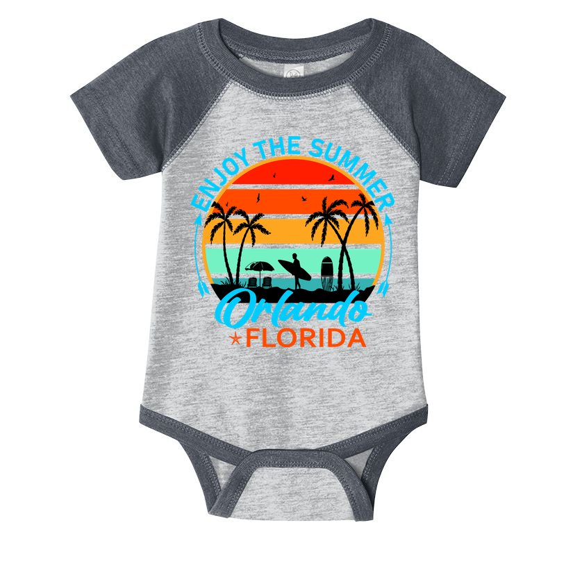 Enjoy The Summer Orlando Florida Infant Baby Jersey Bodysuit