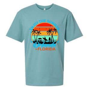 Enjoy The Summer Orlando Florida Sueded Cloud Jersey T-Shirt