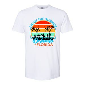 Enjoy The Summer Orlando Florida Softstyle CVC T-Shirt