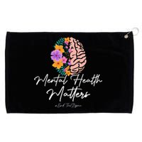 End The Stigma Mental Health Matters Mental Awareness Gift Grommeted Golf Towel