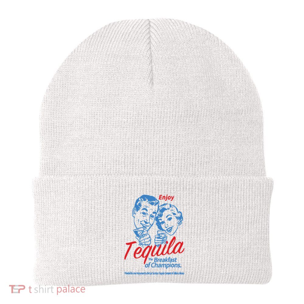Enjoys Tequila The Breakfasts Of Championss Women Friend Knit Cap Winter Beanie