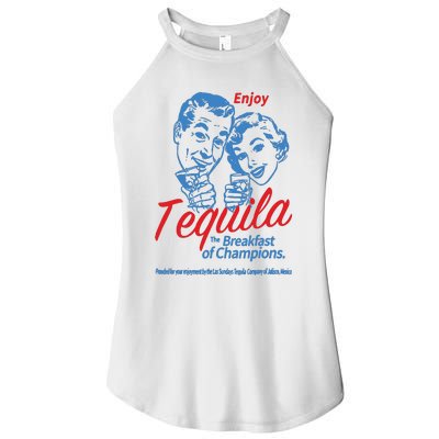 Enjoys Tequila The Breakfasts Of Championss Women Friend Women’s Perfect Tri Rocker Tank