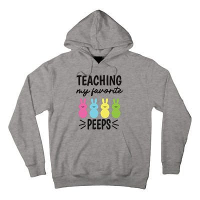 Easter Teacher Teaching My Favorite Peeps Tall Hoodie