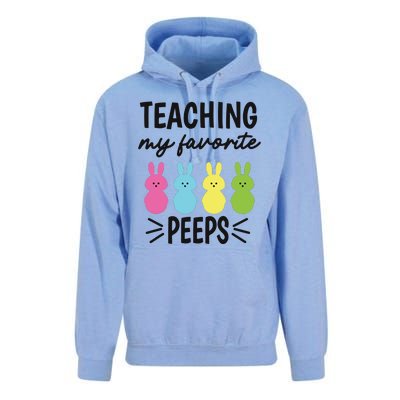 Easter Teacher Teaching My Favorite Peeps Unisex Surf Hoodie