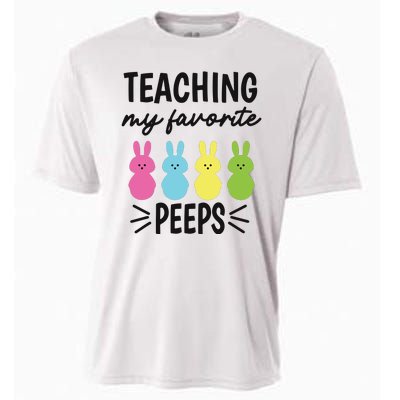 Easter Teacher Teaching My Favorite Peeps Cooling Performance Crew T-Shirt