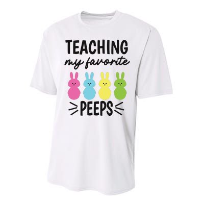 Easter Teacher Teaching My Favorite Peeps Performance Sprint T-Shirt