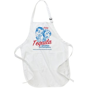 Enjoy Tequila The Breakfast Of Champions Full-Length Apron With Pockets