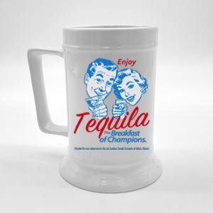 Enjoy Tequila The Breakfast Of Champions Beer Stein