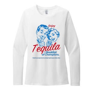 Enjoy Tequila The Breakfast Of Champions Womens CVC Long Sleeve Shirt