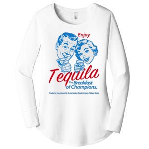 Enjoy Tequila The Breakfast Of Champions Women's Perfect Tri Tunic Long Sleeve Shirt