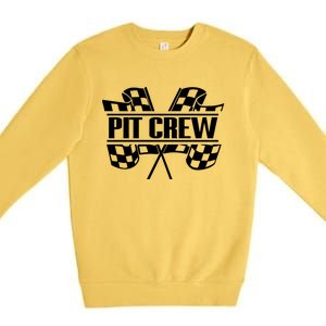 E:\Upload Tool\Media\Hoanew\Dirt Track Racing Pit Crew Race Car Team Checker Fl Premium Crewneck Sweatshirt