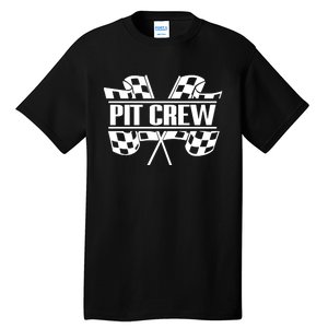 E:\Upload Tool\Media\Hoanew\Dirt Track Racing Pit Crew Race Car Team Checker Fl Tall T-Shirt