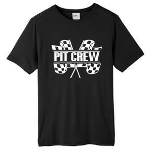 E:\Upload Tool\Media\Hoanew\Dirt Track Racing Pit Crew Race Car Team Checker Fl Tall Fusion ChromaSoft Performance T-Shirt